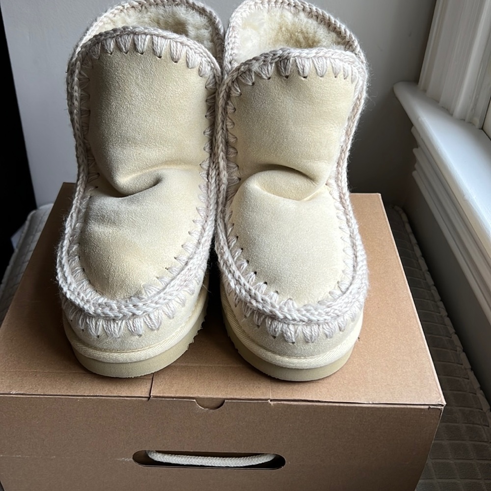 Brand new with box Mou boots
